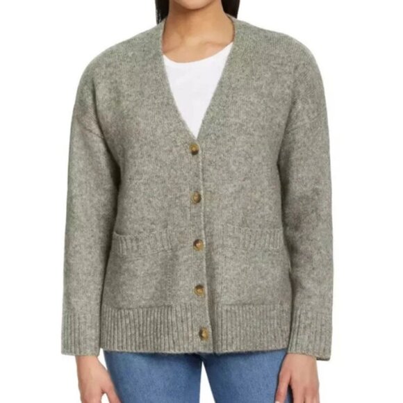 Ella Moss Ladies' Button Front Cardigan, Green, M, NWT - Picture 1 of 2